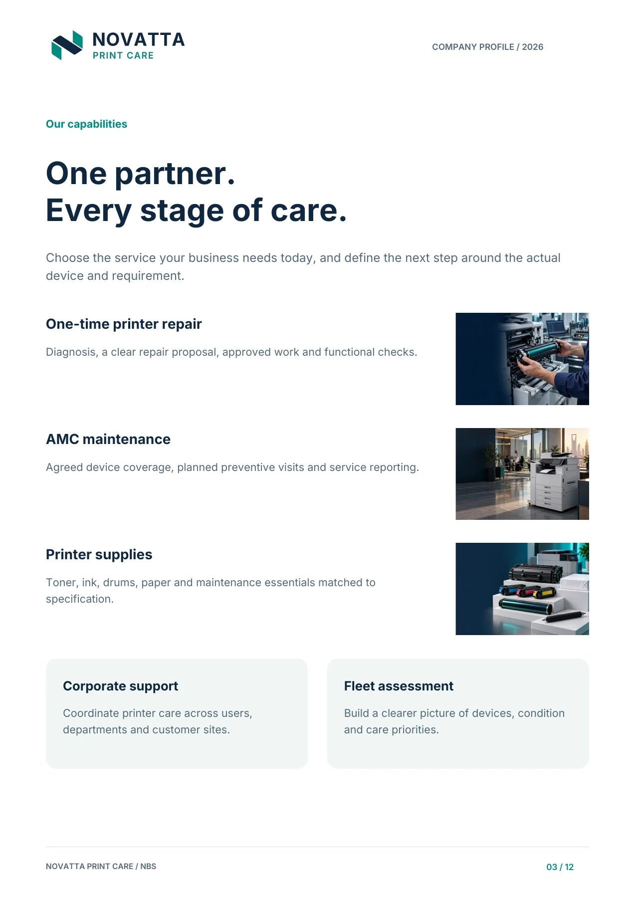 NPC company profile - Our capabilities